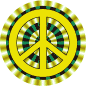 PEACE SIGN: Radiating Ripple--KEY CHAIN