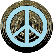 PEACE SIGN: Ripples of Peace--BUTTON