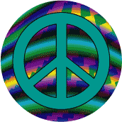 PEACE SIGN: Solution To Terrorism--KEY CHAIN