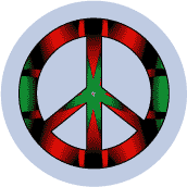 PEACE SIGN: Stop Corporate Greed--KEY CHAIN