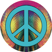 PEACE SIGN: Support A Non Violent Palestinian Authority--STICKERS