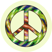 PEACE SIGN: Support Freedom Of Speech--BUTTON