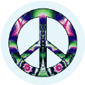 PEACE SIGN: Support Political Activism--BUTTON