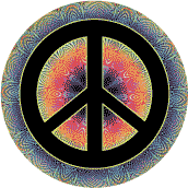 PEACE SIGN: Support Universal Declaration Of Human Rights--STICKERS