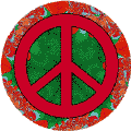 PEACE SIGN: Terrorism Prevention--BUTTON