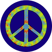 PEACE SIGN: Tie Dye 1--KEY CHAIN