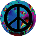 PEACE SIGN: Turn Leftist--BUTTON