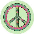 PEACE SIGN: Watermelon Tie Dye 1--KEY CHAIN