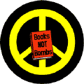 Books Not Bombs 4--KEY CHAIN