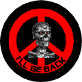 PEACE SIGN: Terminator I'll Be Back--FUNNY KEY CHAIN