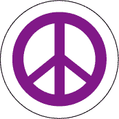 Purple PEACE SIGN--STICKERS