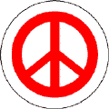 Red PEACE SIGN--KEY CHAIN