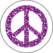 Spot the Difference Purple PEACE SIGN--KEY CHAIN