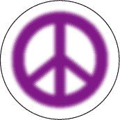 Warm Fuzzy Purple PEACE SIGN--POSTER