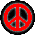 Glow Light Red PEACE SIGN on Black Background--STICKERS