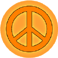 Glow Orange PEACE SIGN--STICKERS