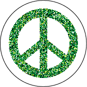 PEACE SIGN: Living Wreath Green--MAGNET