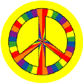 PEACE SIGN: Feelin Groovy 6--Too Groovy PEACE SIGN BUTTON