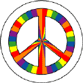 PEACE SIGN: Feelin Groovy 7--Too Cool Groovy Stuff PEACE SIGN BUTTON