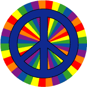 PEACE SIGN: Feeling Groovy 7--Too Cool Groovy Stuff PEACE SIGN MAGNET