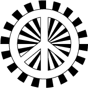 PEACE SIGN: Hypnotic Wheel Hypnotic Wheel 3--Too Cool PEACE SIGN MAGNET