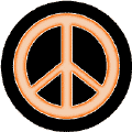 Neon Orange PEACE SIGN--Too Cool PEACE SIGN STICKERS