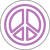 Neon Purple Peace Sign--Too Groovy PEACE SIGN KEY CHAIN