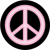 Neon Pink PEACE SIGN--Too Cool PEACE SIGN POSTER