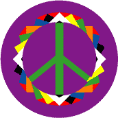 PEACE SIGN: Origami Pattern 13--STICKERS