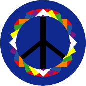 PEACE SIGN: Origami Pattern 17--Too Cool PEACE SIGN POSTER