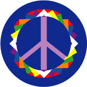 PEACE SIGN: Origami Pattern 18--Too Cool PEACE SIGN STICKERS