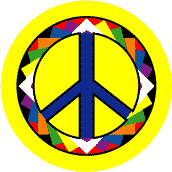 PEACE SIGN: Origami Pattern 27--Too Groovy PEACE SIGN POSTER