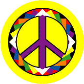 PEACE SIGN: Origami Pattern 28--Too Cool Groovy Stuff PEACE SIGN MAGNET