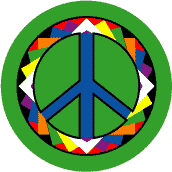 PEACE SIGN: Origami Pattern 33--Too Cool Groovy Stuff PEACE SIGN POSTER