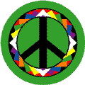 PEACE SIGN: Origami Pattern 36--Too Cool Groovy Stuff PEACE SIGN STICKERS