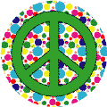 Political Party 2--Too Cool PEACE SIGN BUTTON