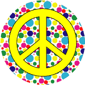 PEACE SIGN: Political Party 4--BUTTON