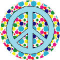 PEACE SIGN: Political Party 5--Too Cool PEACE SIGN BUTTON