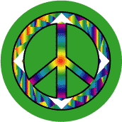 PEACE SIGN: Rainbow Mountaintop 5--Too Cool Groovy Stuff PEACE SIGN KEY CHAIN