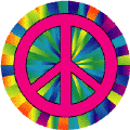 Cool Groovy 1970s Peace Sign Buttons