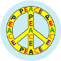 PEACE SIGN: Multicultural Peace 6--BUTTON