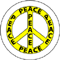 PEACE SIGN: Word of Peace 6--PEACE SIGN BUTTON