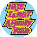 Hate Is Not A Family Value PEACE KEY CHAIN