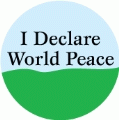 I Declare World Peace PEACE KEY CHAIN