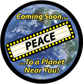 PEACE - Coming Soon to a Planet Near You PEACE KEY CHAIN