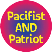 Pacifist AND Patriot PEACE KEY CHAIN