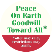 Peace On Earth, Goodwill Toward All - offer may vary; restrictions may apply PEACE KEY CHAIN