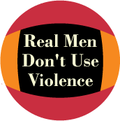 Real Men Don't Use Violence PEACE KEY CHAIN