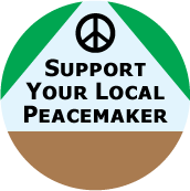 Support Your Local Peacemaker PEACE KEY CHAIN