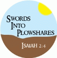 Swords Into Plowshares, Isaiah 2:4 PEACE KEY CHAIN